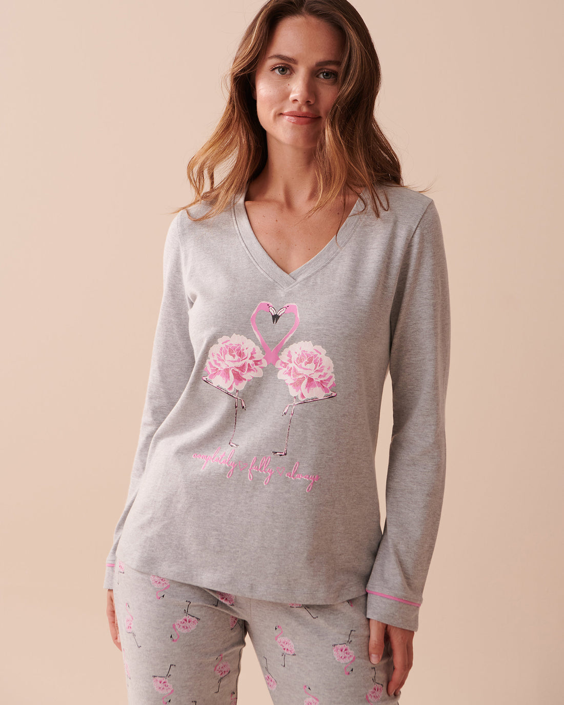 Cotton Long Sleeve Pyjama T Shirt_40100525_00007_01