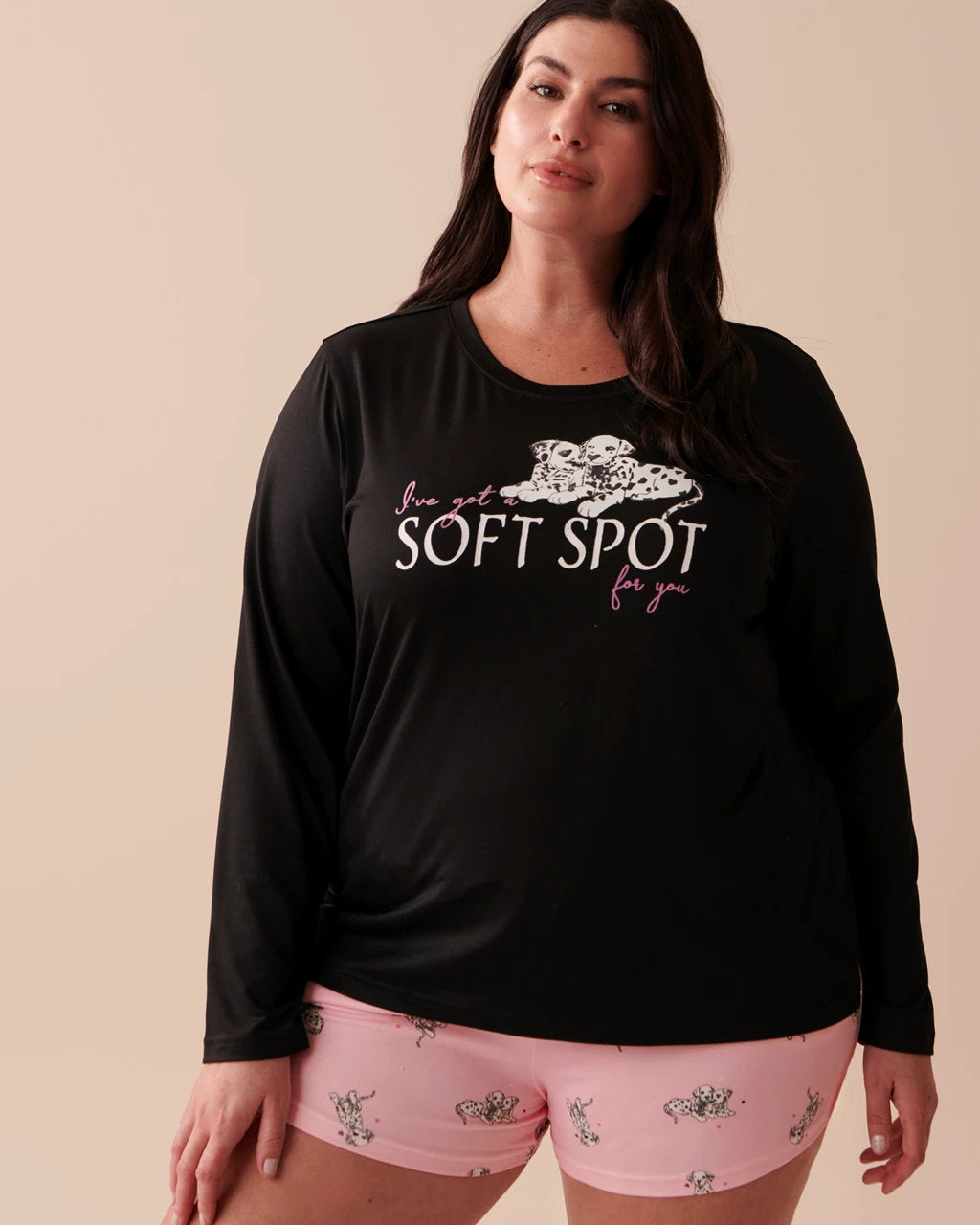 Peachy D Dalmatien T Shirt Long Sleeve_40100534_00001_01