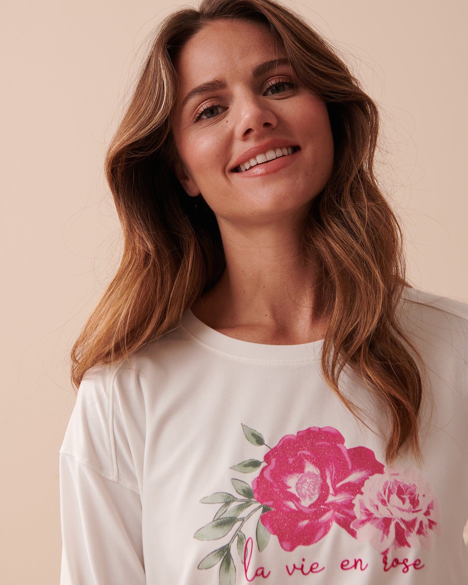 Peachy D Love T Shirt L/Sl_40100537_10011_03