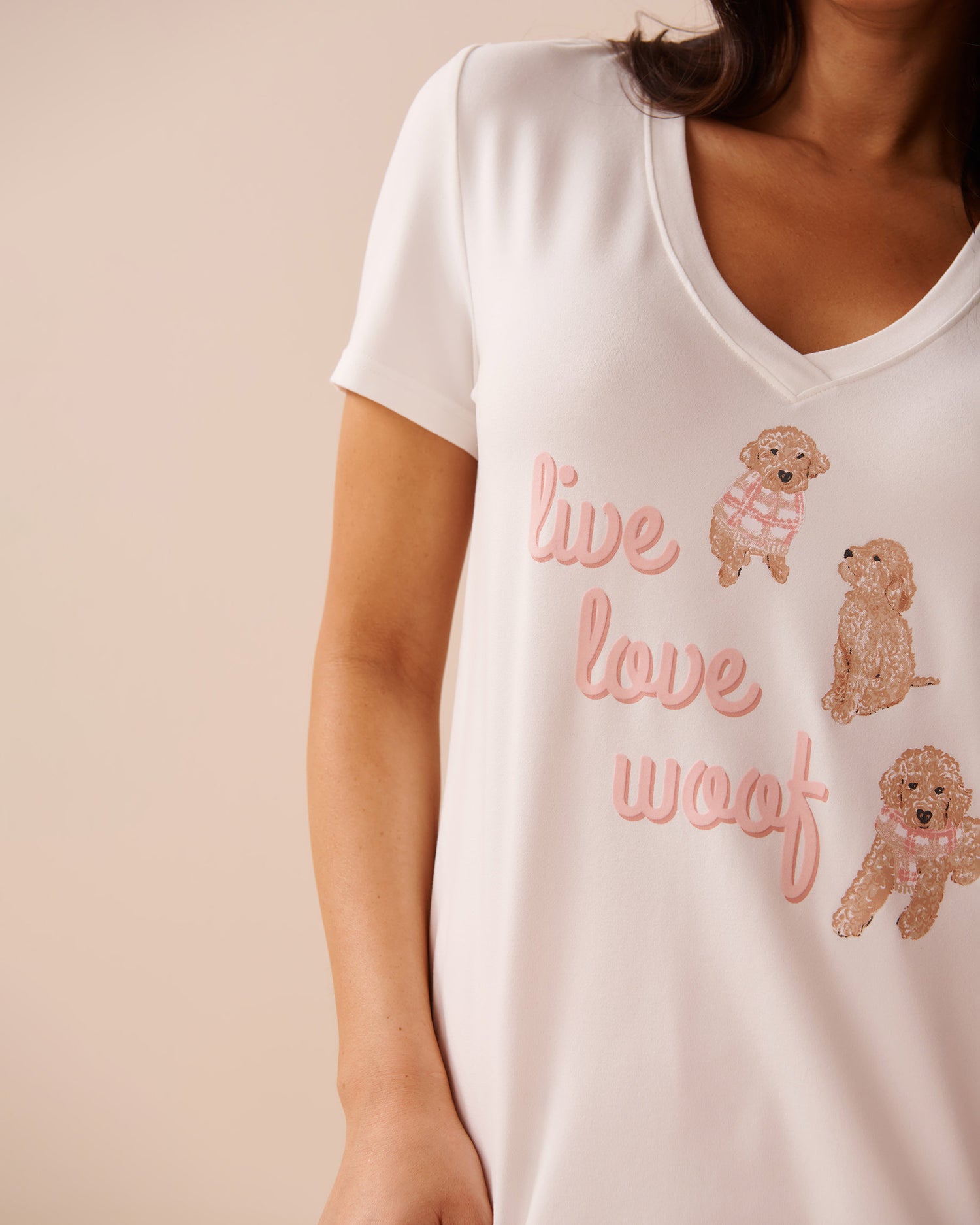 Dog Print Super Soft T-Shirt_40100601_10011_03