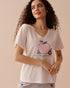 Cotton Sort Sleeve V-Neck T-Shirt_40100609_10011_01