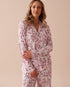 Purple Flowers Super Soft Button-Down Shirt_40100611_P10424_01