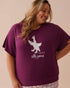 Goose Print Recycled Fibers T-Shirt_40100618_50074_01