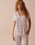 Grey Plaid Super Soft Button-Down Shirt_40100622_P10423_01