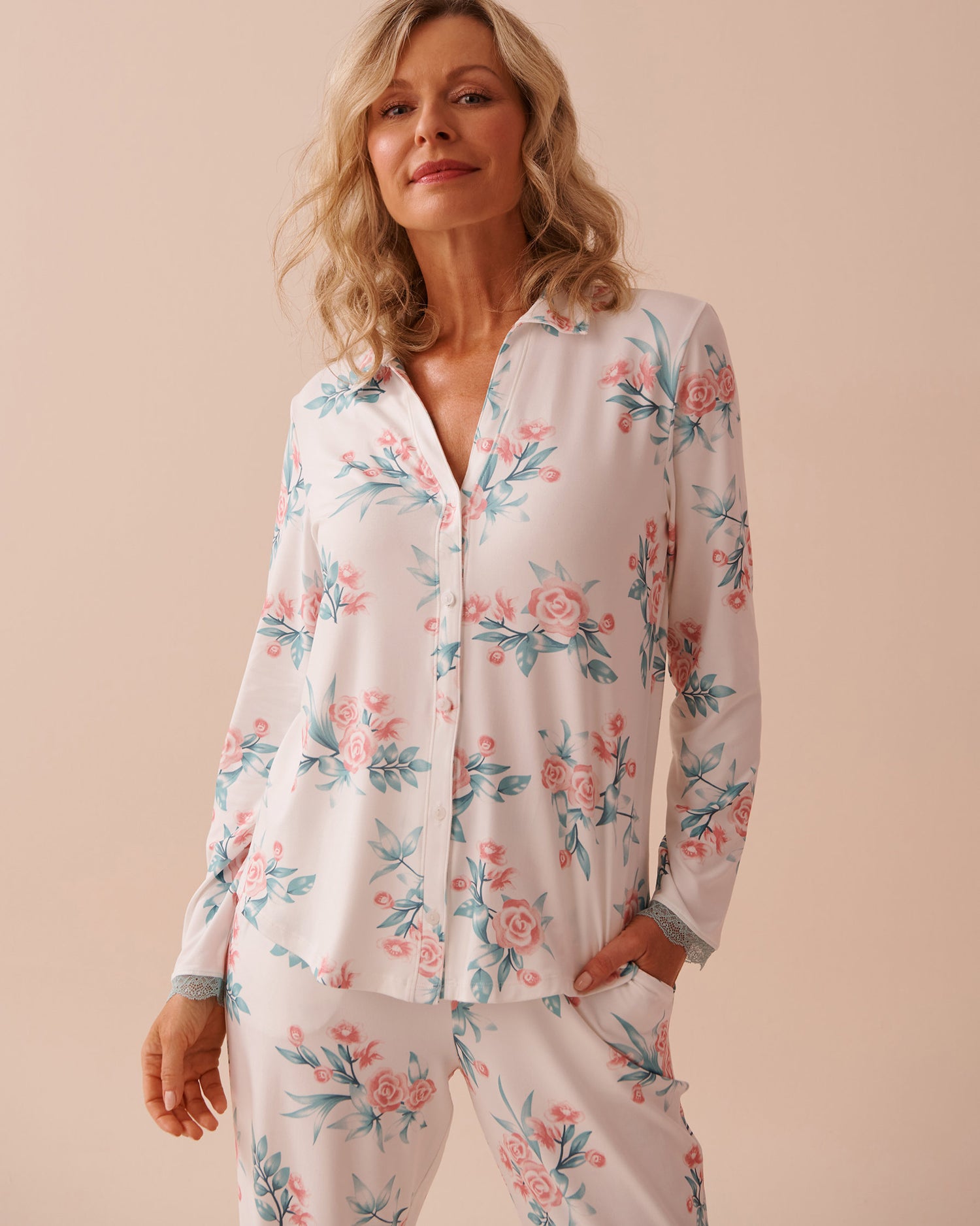 Rose Garden Print Super Moose Fair Isle Print Soft_40100633_P10458_01