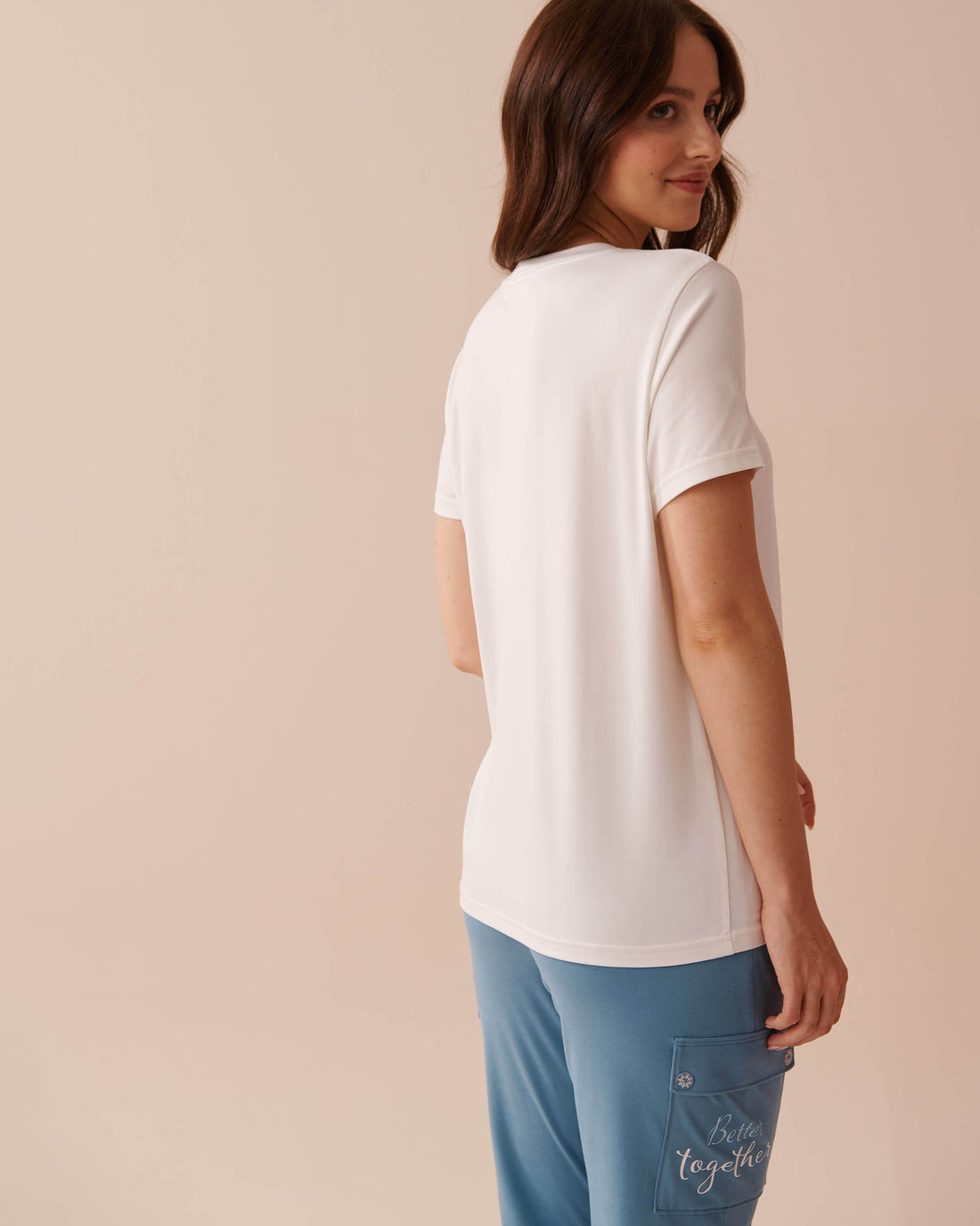 Penguin Print Super Soft Crew Neck T-shirt_40100651_10011_02