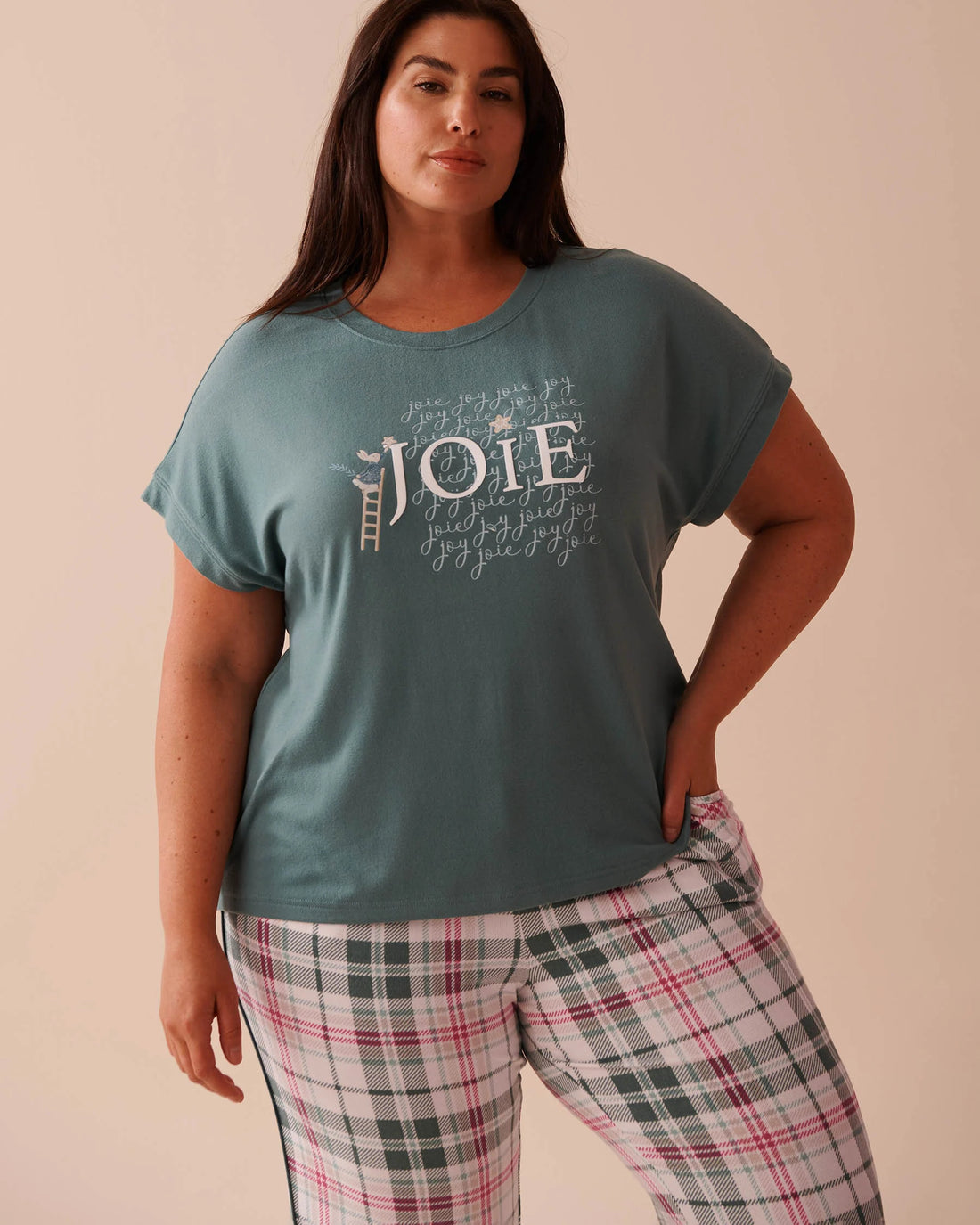 Rabbit Print Recycled Fibers T-shirt_40100667_40045_01