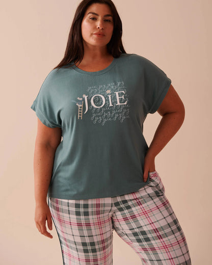 Rabbit Print Recycled Fibers T-shirt_40100667_40045_01