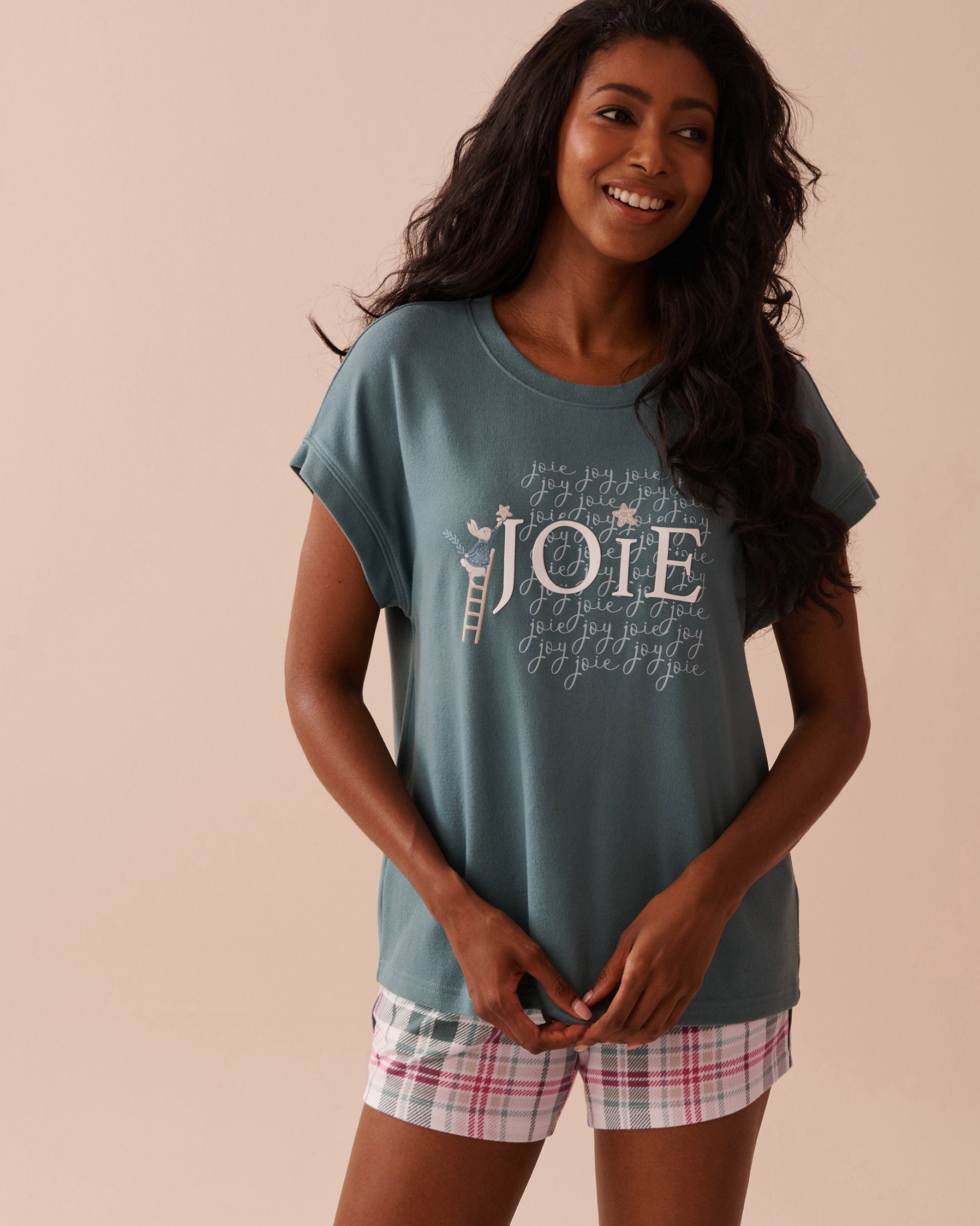 Rabbit Print Recycled Fibers T-shirt_40100667_40045_04