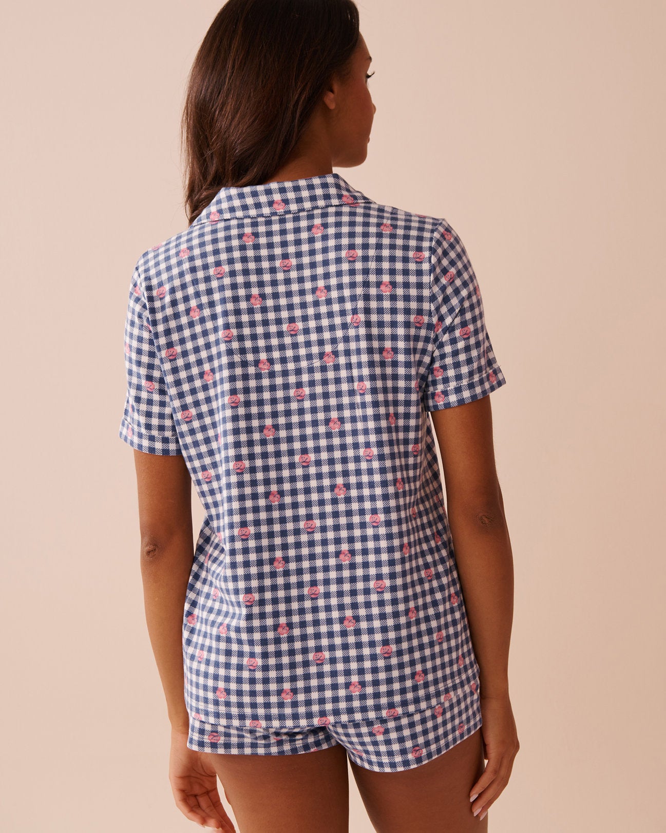 La Vie en Rose_Heart and Letter Print Recycled Fibers Button-Down_40100672_P40414_02