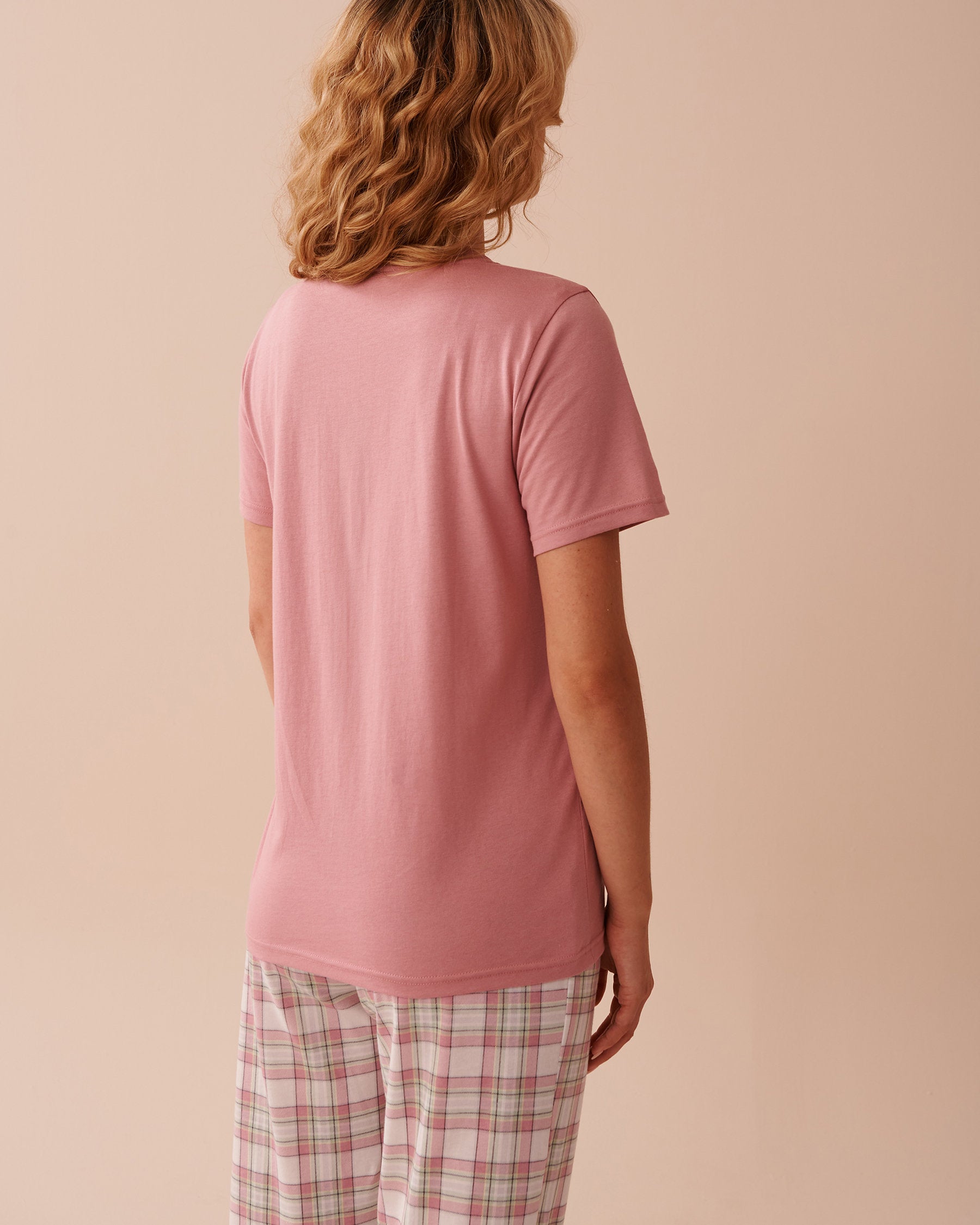 La Vie en Rose_Sunflower Print Cotton Crew Neck T-Shirt_40100693_60077_02