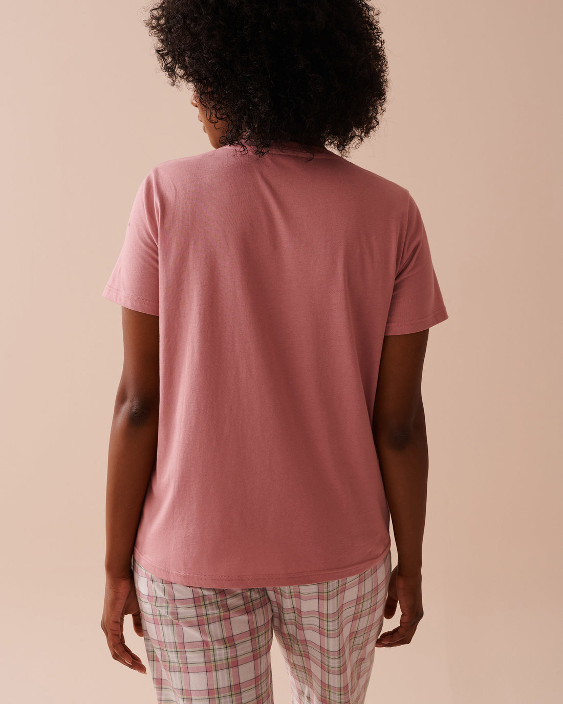 La Vie en Rose_Sunflower Print Cotton Crew Neck T-Shirt_40100693_P60347_02