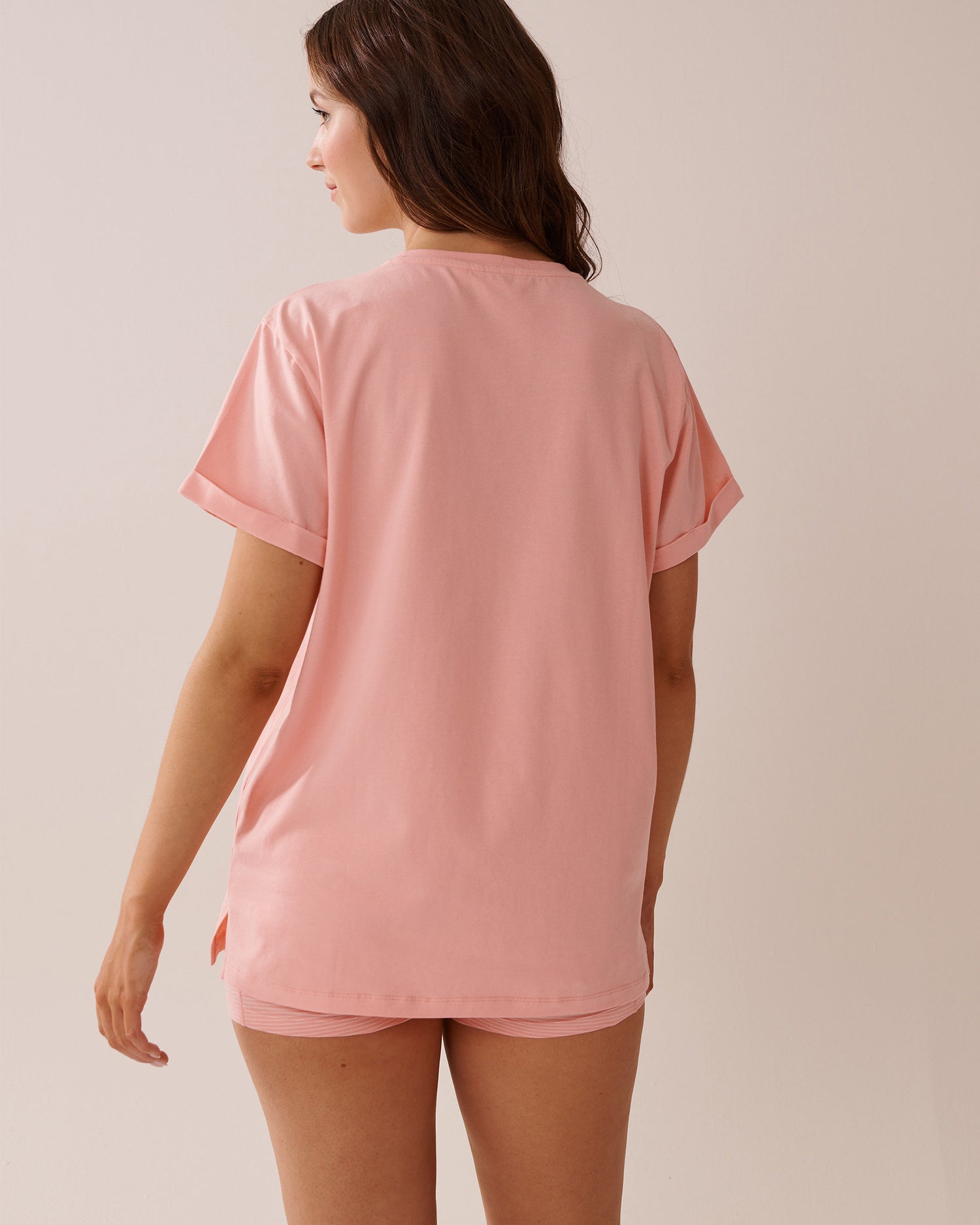 La Vie en Rose_Cotton T-Shirt with Pocket_40100698_70071_02