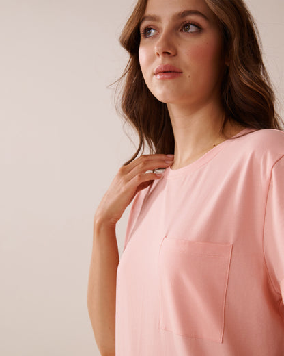 La Vie en Rose_Cotton T-Shirt with Pocket_40100698_70071_03