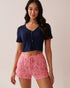 La Vie en Rose_Soft Jersey Crop T-Shirt_40100718_40099_01