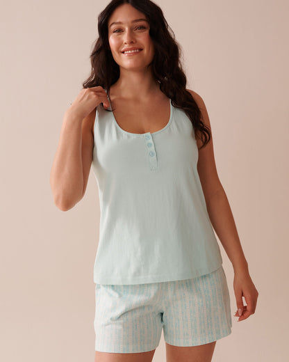 La Vie en Rose_Cotton Henley Cami_40100722_40090_01