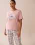 La Vie en Rose_Seagull Print Crew Neck Cotton T-Shirt_40100726_60059_01