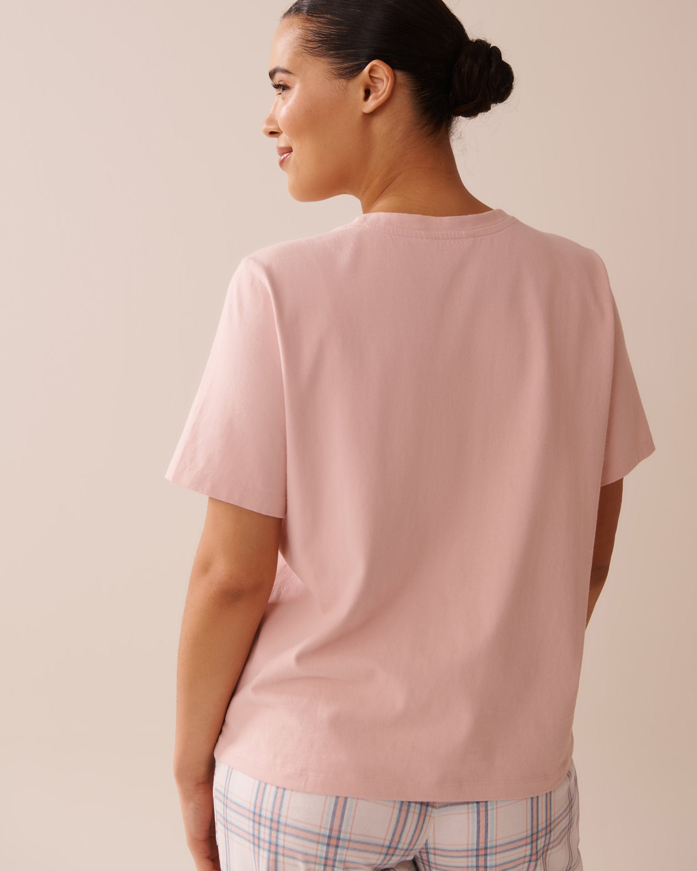 La Vie en Rose_Seagull Print Crew Neck Cotton T-Shirt_40100726_60059_02