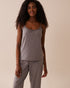 La Vie en Rose_Comfy Charcoal Grey Mix Dot_Cotton Cami_40100764_P00432_01