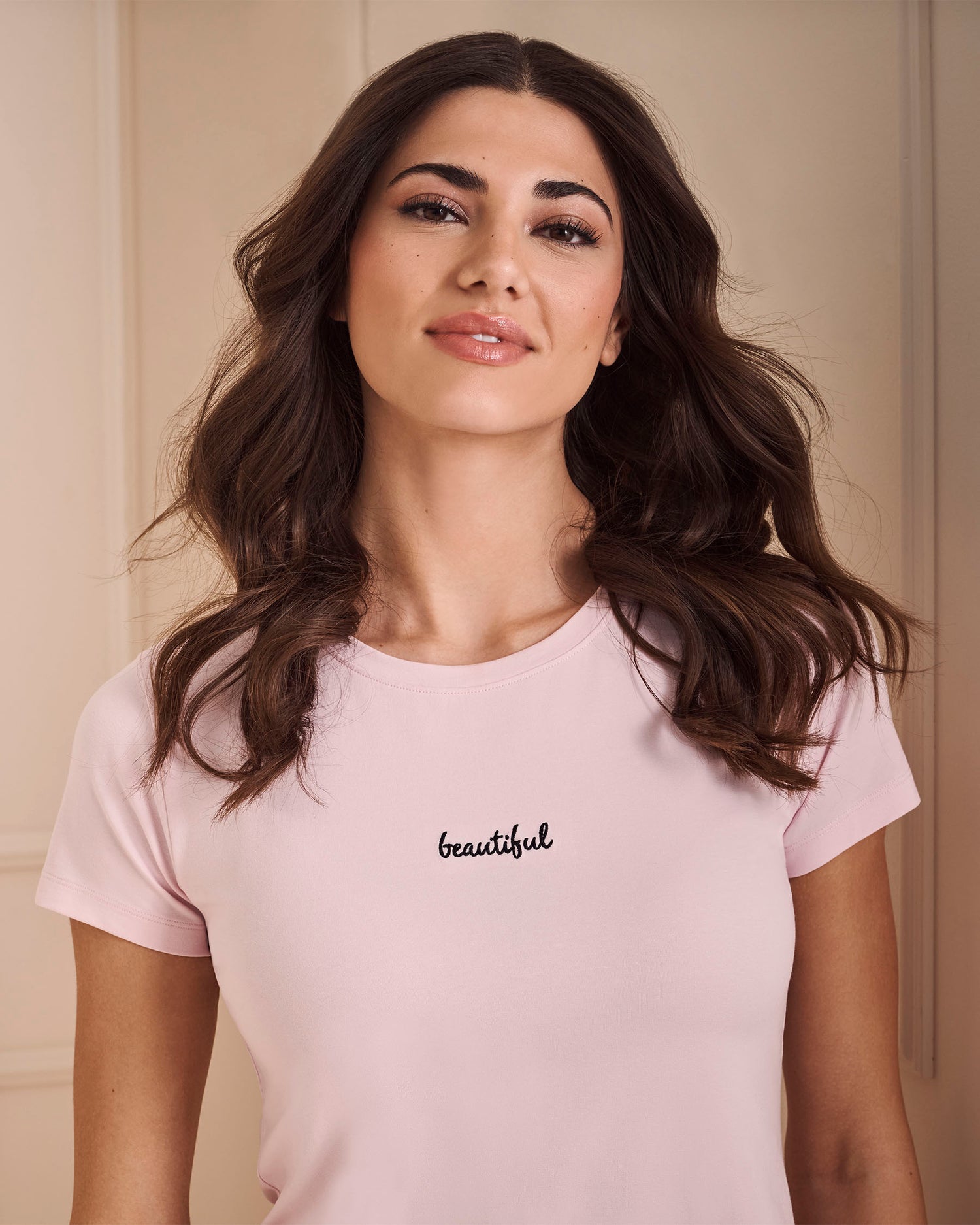 La Vie en Rose_Parfait Pink_Cotton T-shirt_40100766_60165_01