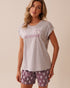 La Vie en Rose_Comfy Grey Mix_Mouse Print Cotton Crew Neck T-shirt_40100767_00007_01
