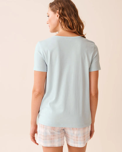 La Vie en Rose_Baby Blue_HenleyÊT-Shirt_40100772_40152_02