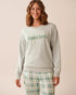 La Vie en Rose_Comfy Grey Mix_French Terry Sweatshirt_40100779_00007_01