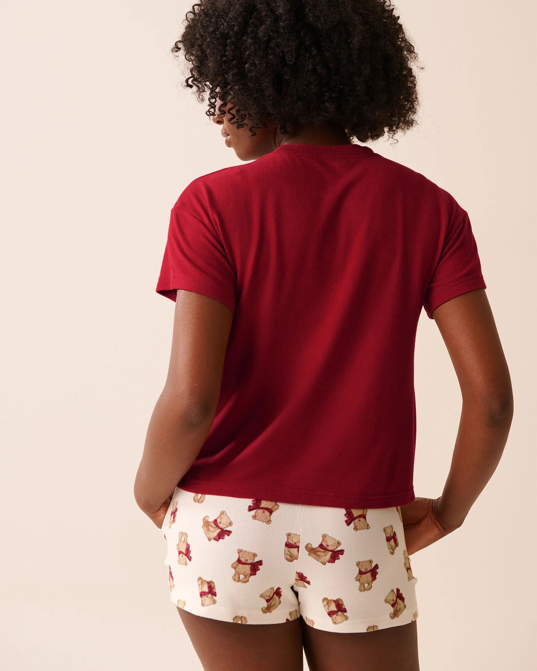 La Vie en Rose_Savvy Red_Teddy Bear Print Recycled Fibers T-shirt_40100791_60215_04