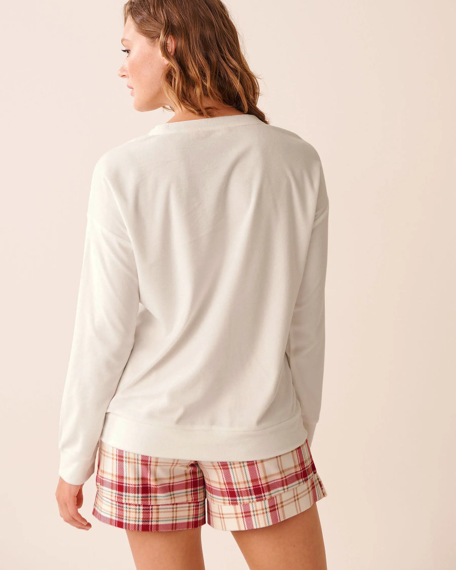 La Vie en Rose_Snow White_Teddy Bear Soft Velour Long Sleeve Shirt_40100798_10011_03