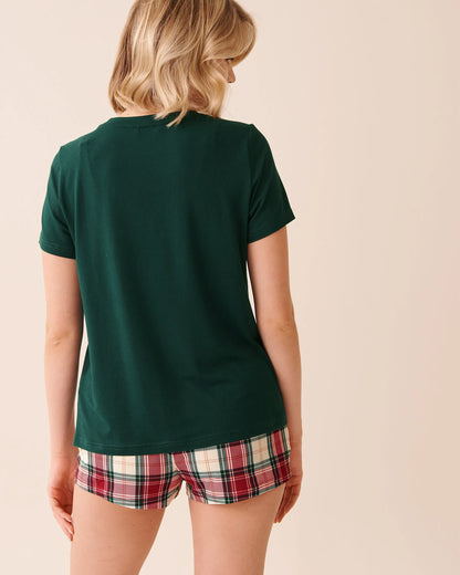 La Vie en Rose_Botanical Garden_Deer Print Super Soft T-Shirt_40100808_30140_03