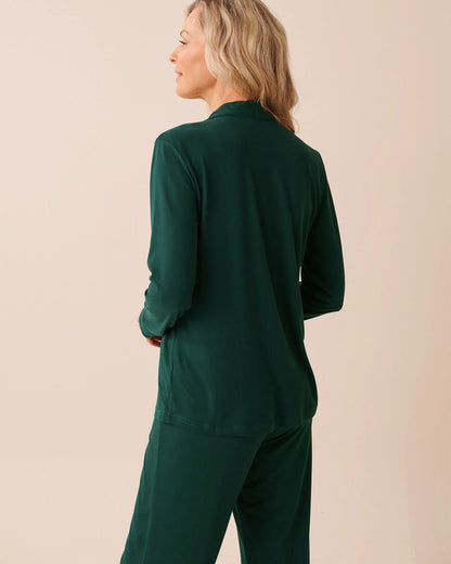 La Vie en Rose_Botanical Garden_Red Plaid Super Soft Button-Down Shirt_40100810_30140_03