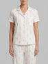 La Vie en Rose_Snow White Pink Teddy_Spa Time Teddy Print Super Soft Button-down Shirt_40100830_P10573_00