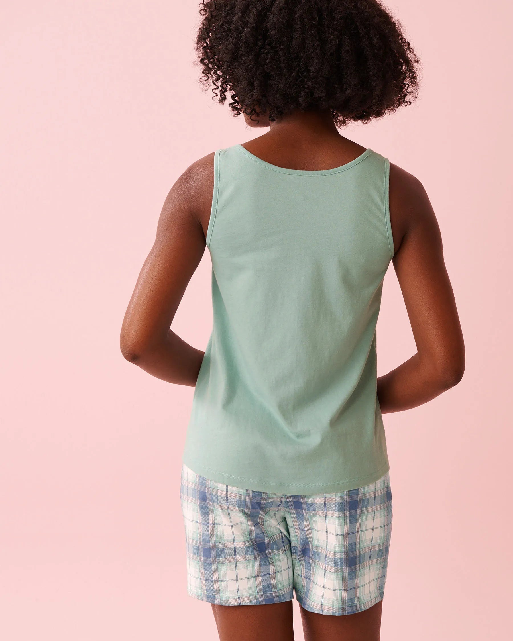 La Vie en Rose Aquifer Women Cupcake Print Cotton Scoop Neck Cami SKU: 40100834_40200 Image 04