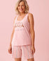 La Vie en Rose Crystal Rose Women Dog & Cupcake Print Cotton Scoop Neck Cami SKU: 40100834_60108 Image 01