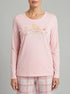 La Vie en Rose Crystal Rose Women Floral Print Cotton Long Sleeve Shirt SKU: 40100835_60108 Image 00