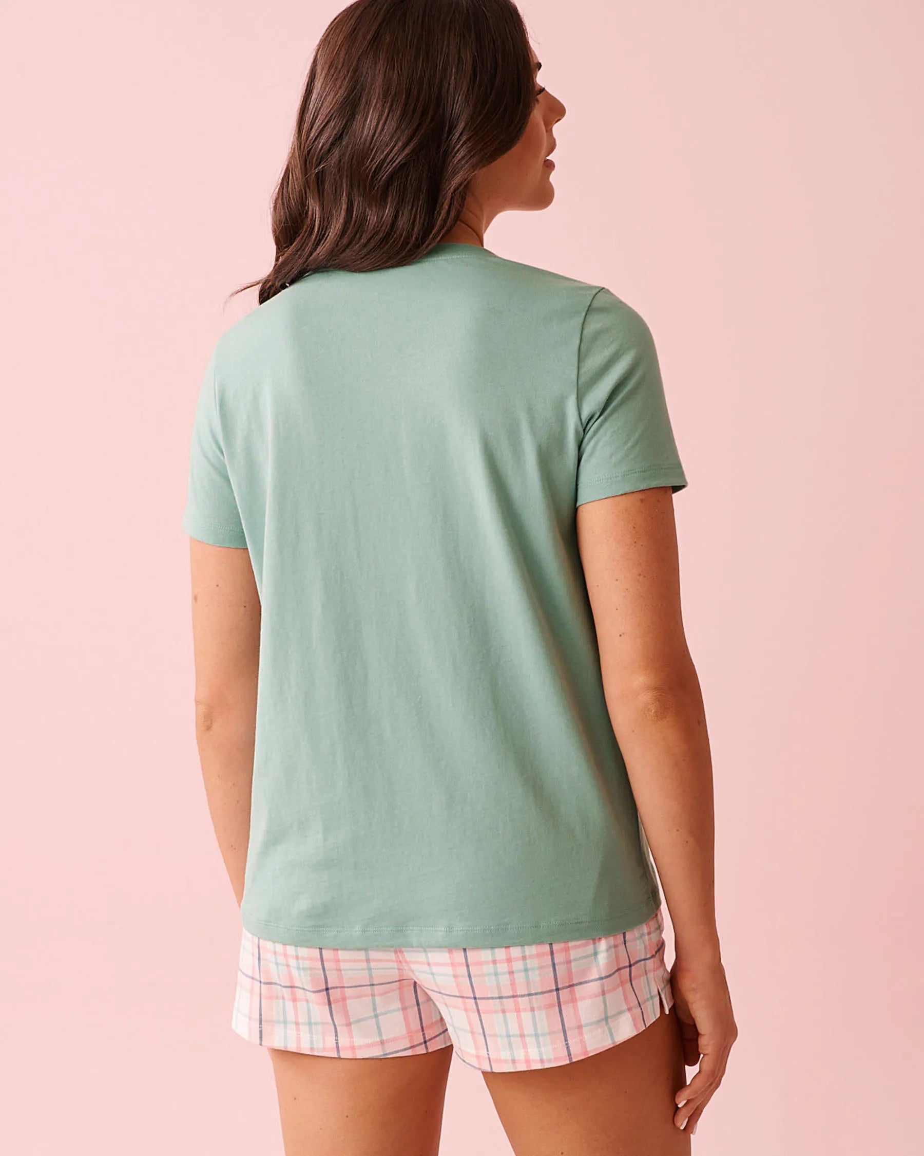 La Vie en Rose Aquifer Screen 2 Women Flowers &amp; Cupcake Print Cotton Crew Neck T-shirt SKU: 40100836_P40539 Image 02