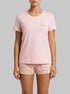 La Vie en Rose Crystal Rose Screen 2 Women Cupcake Print Cotton Crew Neck T-shirt SKU: 40100836_P60457 Image 00