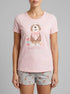 La Vie en Rose Crystal Rose Screen 3 Women Dog & Cupcake Print Cotton Crew Neck T-shirt SKU: 40100836_P60458 Image 00