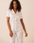La Vie en Rose Snow White Brunch Women Brunch Print Super Soft Button-down Shirt SKU: 40100844_P10587 Image 01