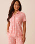 La Vie en Rose Pink Icing Goose Women Goose Print Button-down Shirt SKU: 40100852_P60470 Image 01
