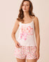 La Vie en Rose Snow White Women Floral Print Super Soft Cami SKU: 40100860_10011 Image 01