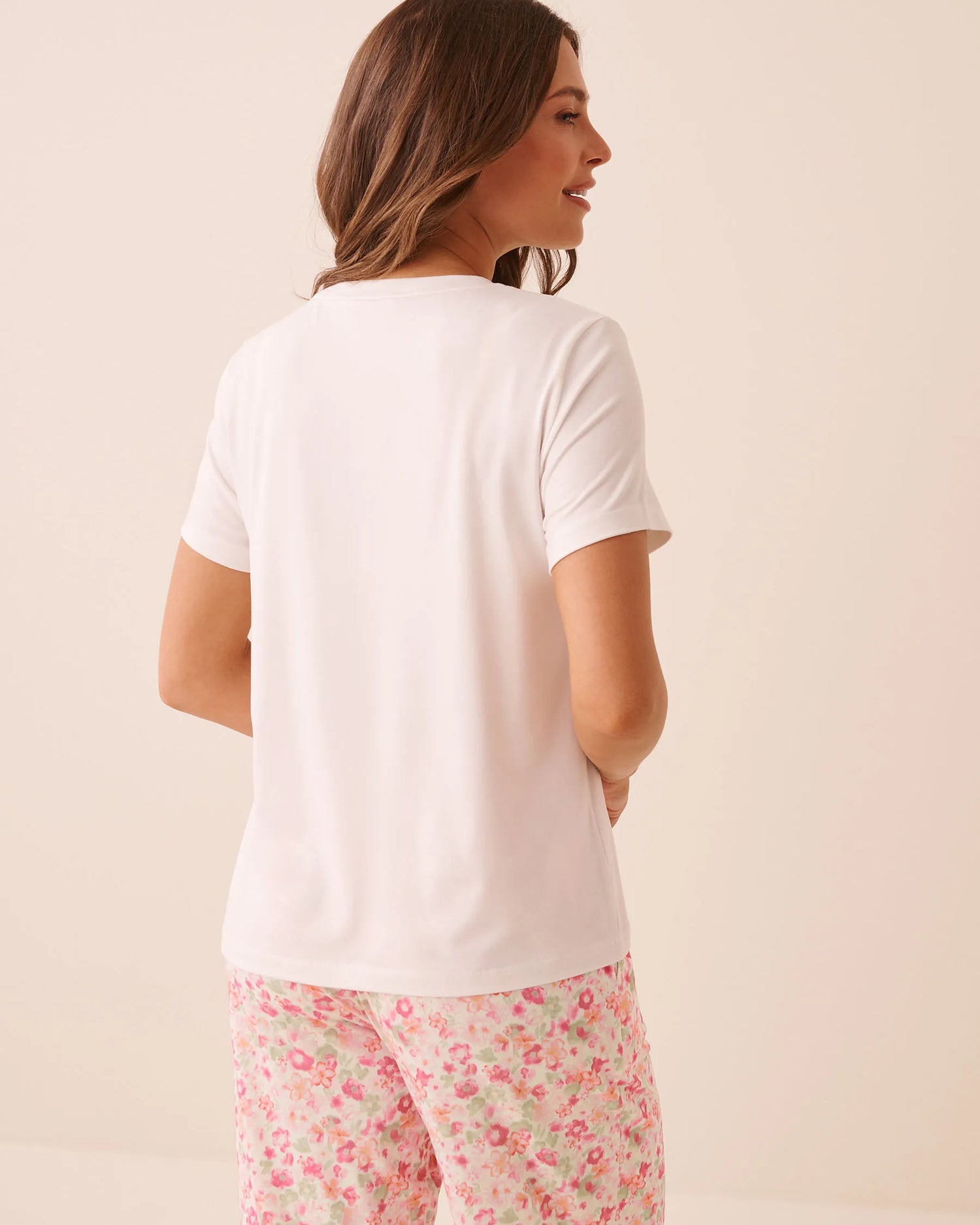 La Vie en Rose Snow White Women Lobster Print Super Soft T-Shirt SKU: 40100861_10011 Image 02