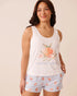 La Vie en Rose Snow White Women Peach Print Super Soft Cami SKU: 40100865_10011 Image 01