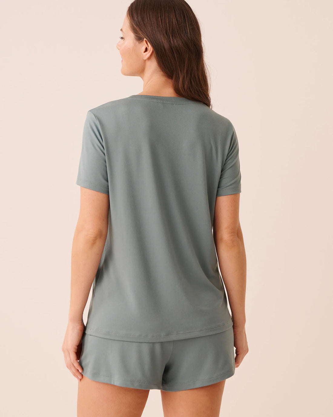 La Vie en Rose Goblin Blue Women Super Soft Short Sleeve T-Shirt SKU: 40100879_40100 Image 02