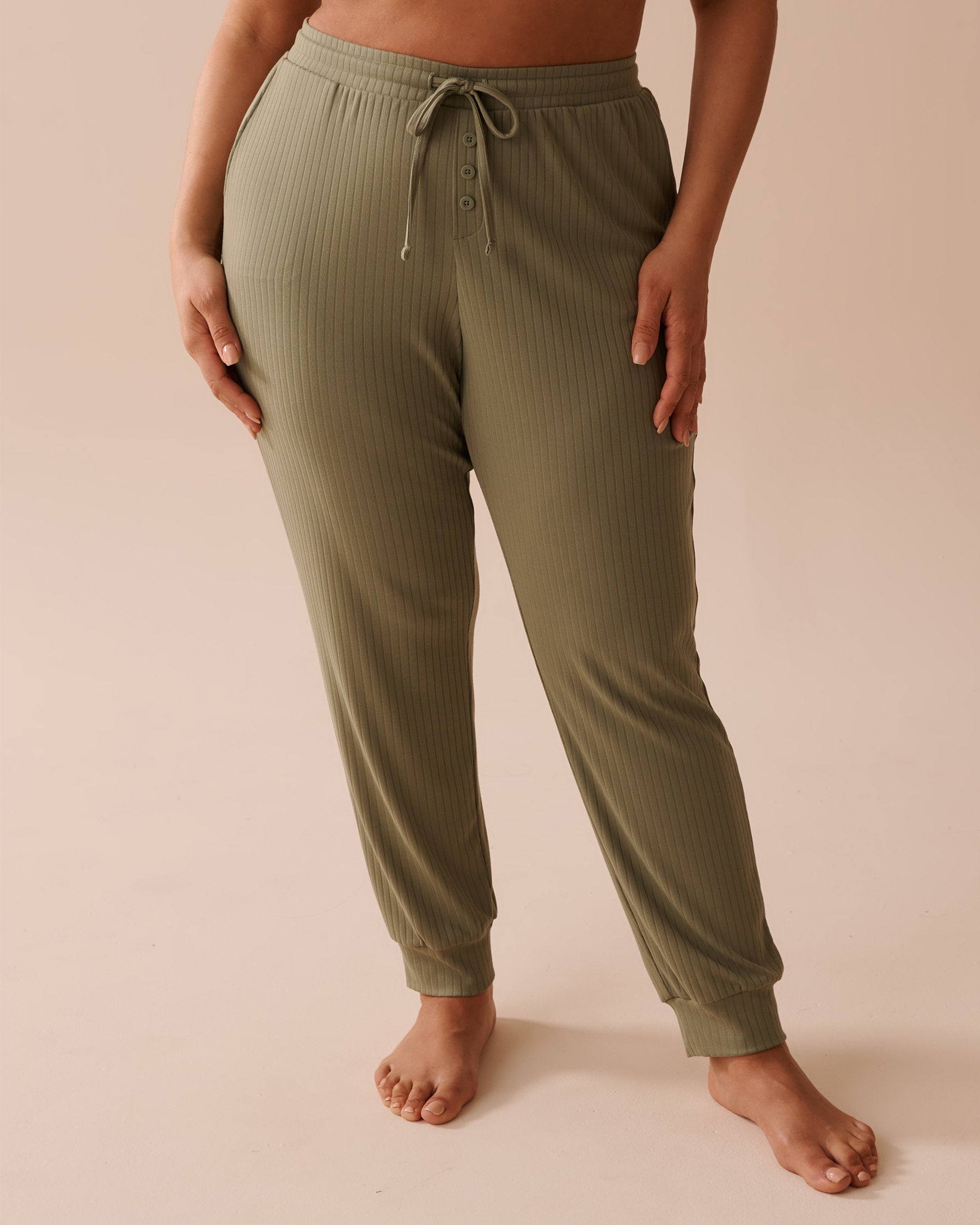 Ribbed Jersey Jogger Pajama Pants_40200581_30014_01