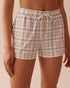 Pink Plaid Super Soft Pajama Shorts_40200591_P10415_01