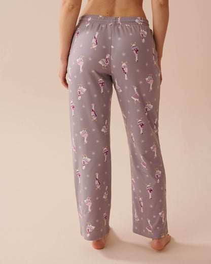 Goose Print Cozy Pants_40200613_P50072_02