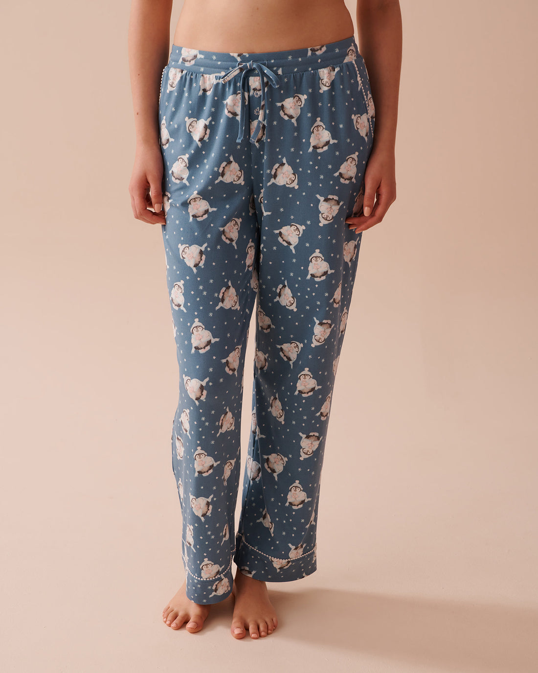 Penguin Print Super Soft Pajama Pants_40200639_P40390_01