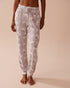 Polar Bear Print Recycled Fibers Jogger Pajama Pan_40200650_P00390_01