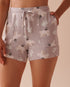 Polar Bear Print Recycled Fibers Pajama Shorts_40200651_P00390_01